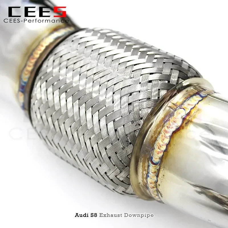 Водосточная труба CEES для Audi S8 4.0T 13-2016 водосточная из нержавеющей стали без