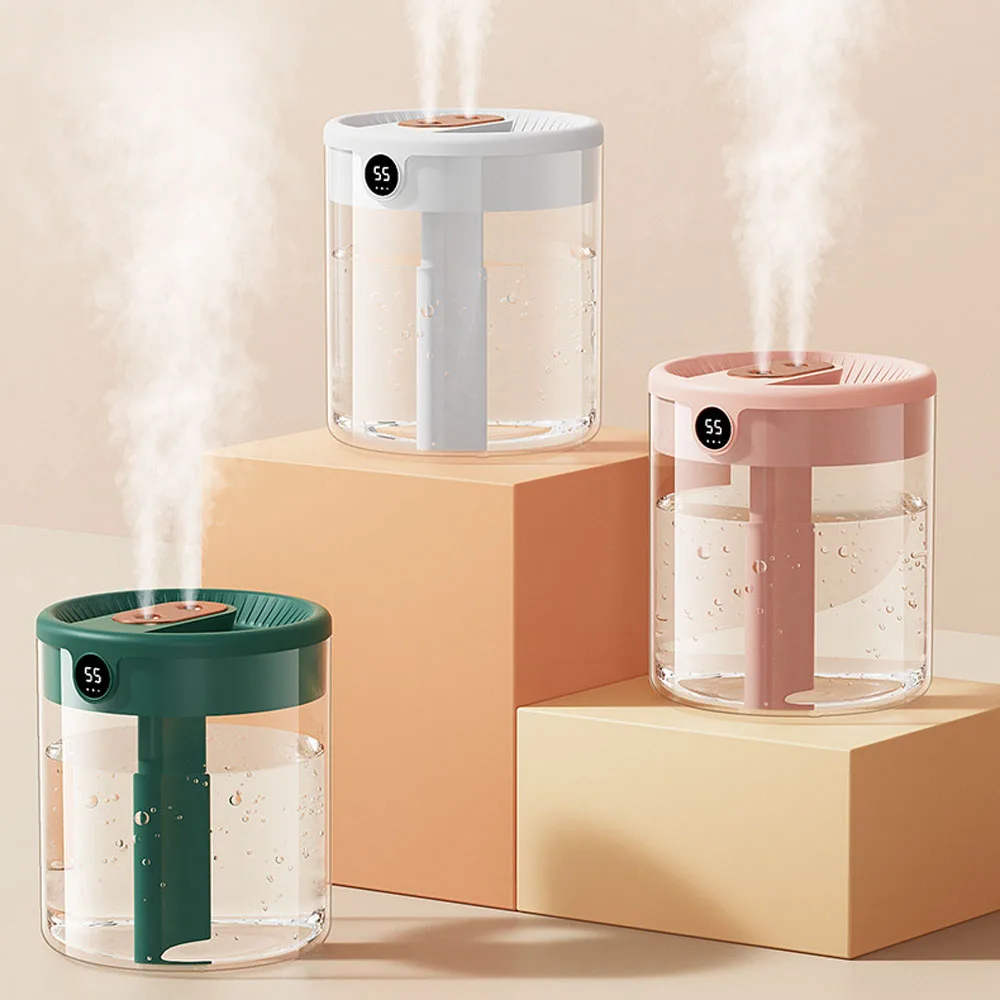 Двойной распылитель-увлажнитель воздуха на 2 л большой емкости цифровой дисплей