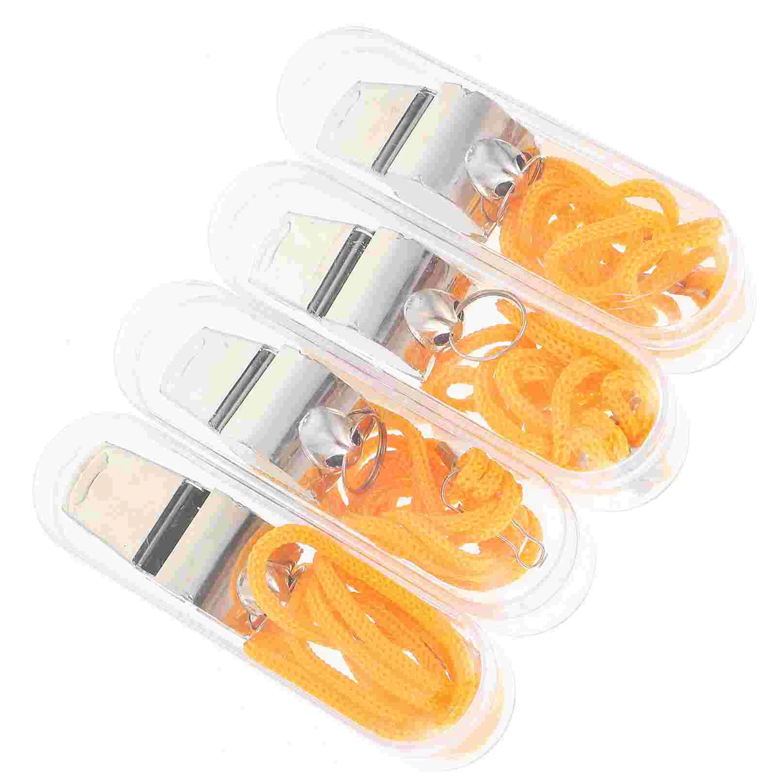 

4Pcs Multi-function Whistle Portable Racing Whistle Professional Sports Whistle