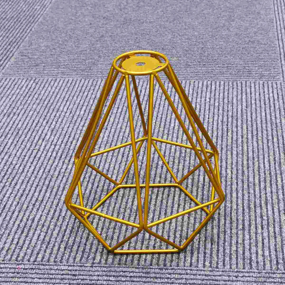 

Lamp Shade Metal Light Pendant Cage Fan Frame Industrial Covers Bulb Shades Iron Ceiling Vintage Rack Decorative