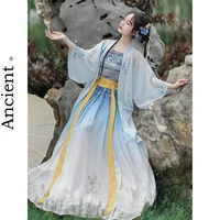 tang dynasty costume fairy air chinese style hanfu art retro korean costume cosplay stage performance dance set