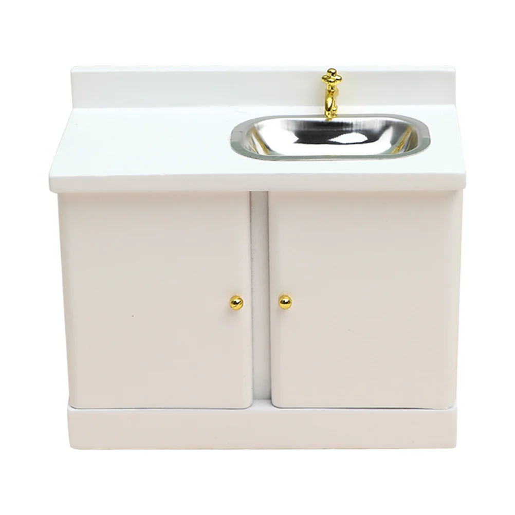 

Bathroom Washing Basin House Decoration Suppies Kitchen Miniature Sink Furniture