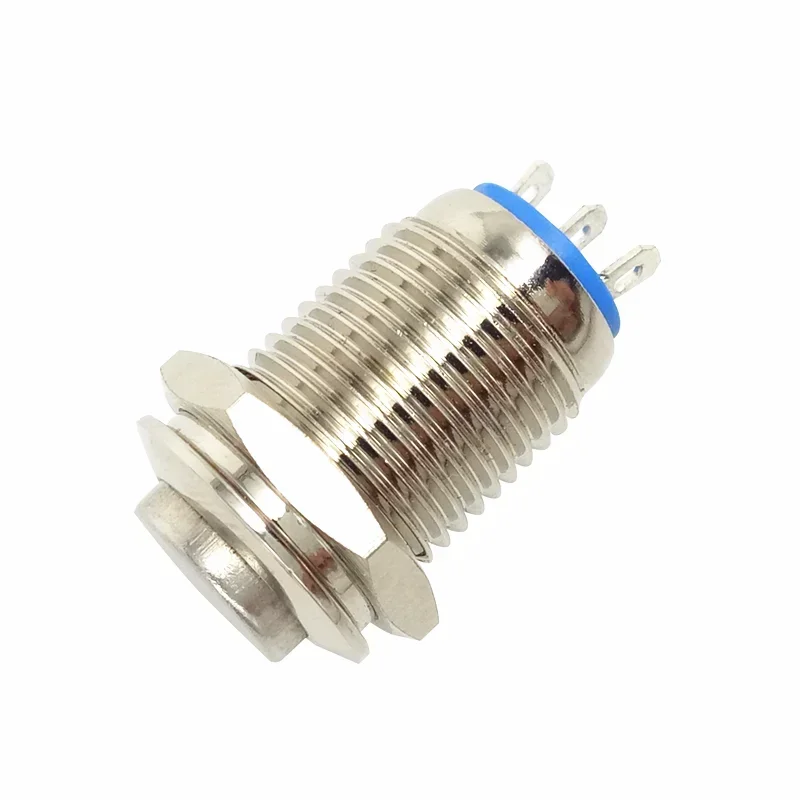 10 шт. 12 мм металлический кнопочный переключатель самоблокирующийся