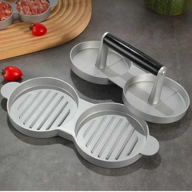 Пресс для гамбургеров с антипригарным покрытием и ручкой пресс из алюминиевого