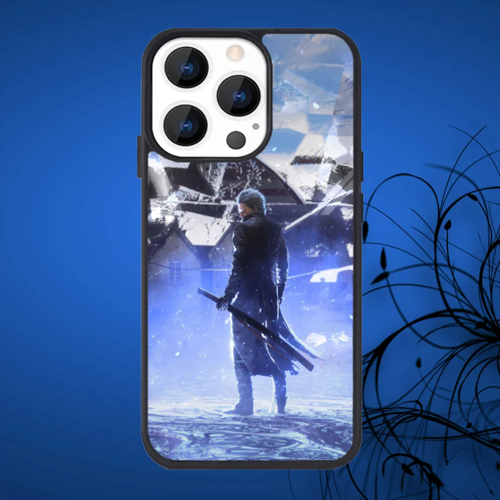 Чехол для телефона D-DMC 5 Dante Vergil iPhone 16 15 14 13 12 11 Plus Pro Max Mini Magsafe с магнитной