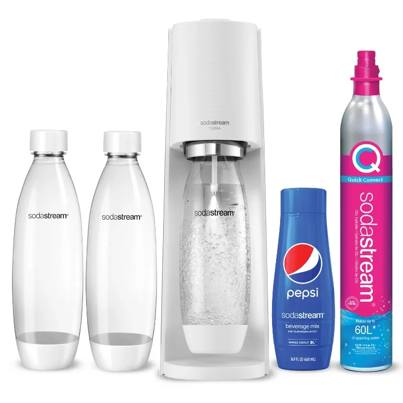 

SodaStream Terra белый комплект + Pepsi 440 мл