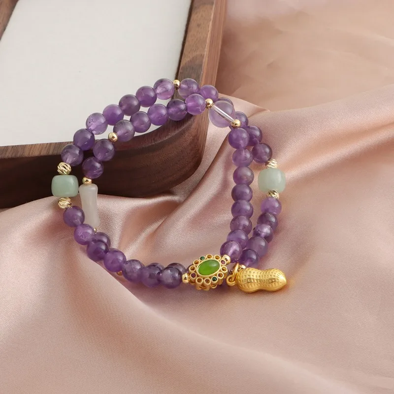 Minar в китайском стиле искусственный нефрит натуральный камень цветочный арахис