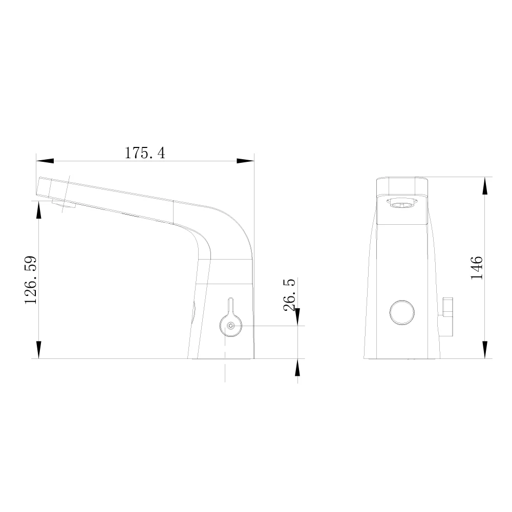 Бесконтактный Датчик постоянного/переменного тока автоматический сенсорный