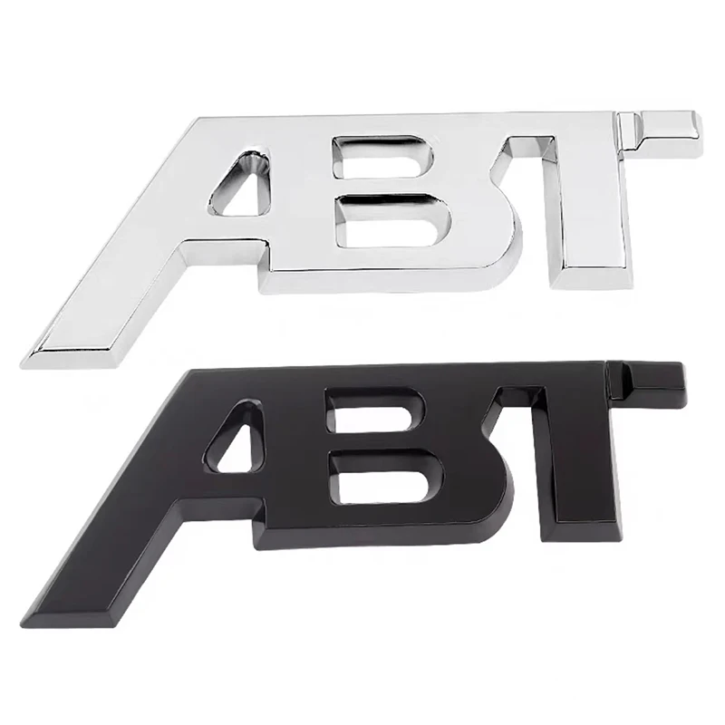 

3D Хромированные Металлические Автомобильные буквы-наклейки с логотипом ABT для Audi Q3 Q5 Q7 Q8 A3 A4 B7 A5 A6 RS6 RS7 RS3 ABT эмблема значок аксессуары