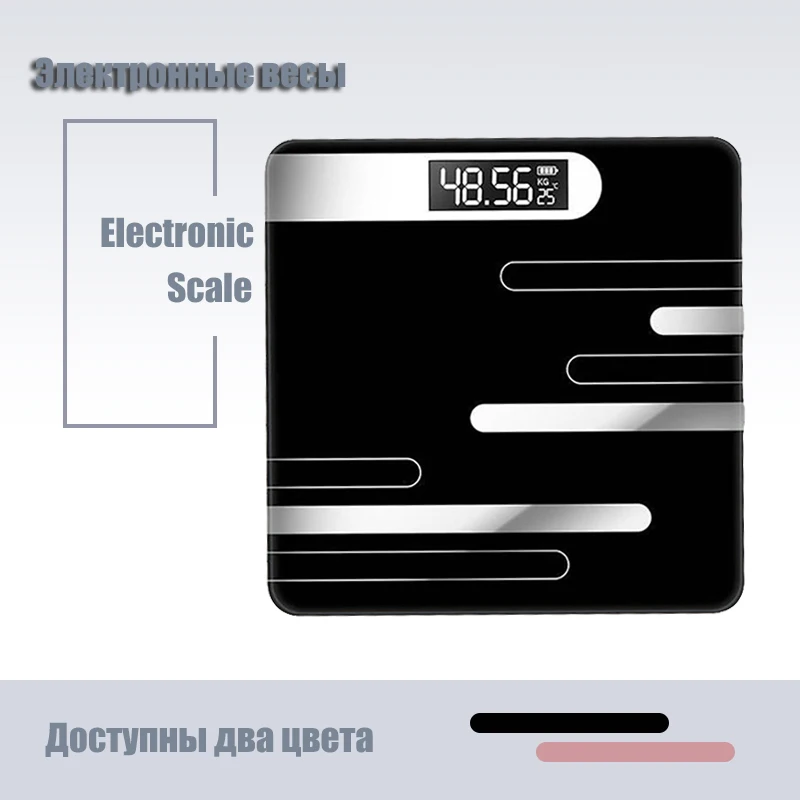 

Electronic Bathroom Scales Floor Body Fat Digital Scale Weight Smart Bluetooth With LCD Display Scale BMI Composition Analyzer