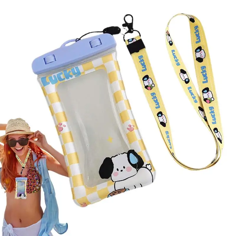 

Waterproof Phone Case Touchscreen Floating Cellphone Case Sandproof Bag For Beach Essentials Swimming Pool Snorkling Outdoor