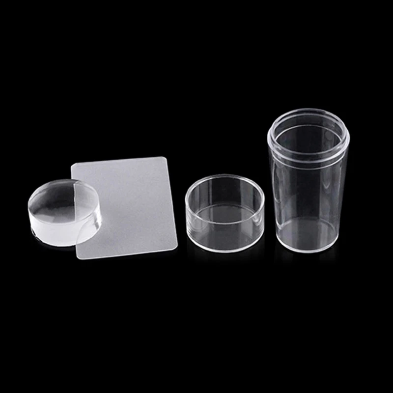 

Набор прозрачных силиконовых стемперов для ногтей в французском стиле, прозрачный видимый корпус без неправильного размещения для ногтей «сделай сам», Прямая поставка