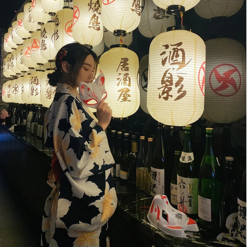 Новинка 2024 кимоно для женщин традиционная японская одежда банный халат сауна