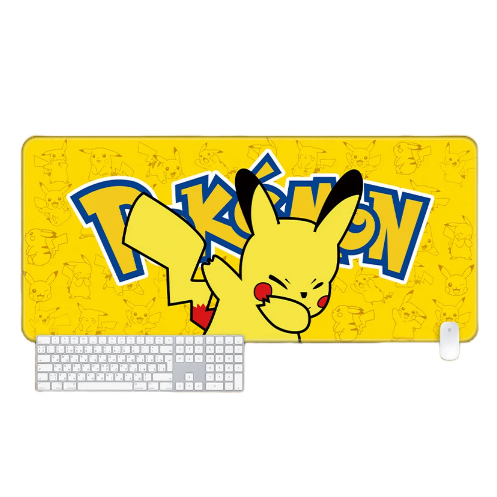 

Pokémon mouse pad, oversized cartoon cute Pikachu Psyduck anime computer keyboard desk pad anime figure