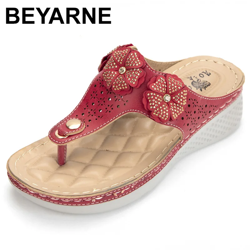 

Шлепанцы женские на плоской подошве, Нескользящие сандалии на толстой танкетке, Пляжная Повседневная нарядная обувь, сланцы, лето 2023