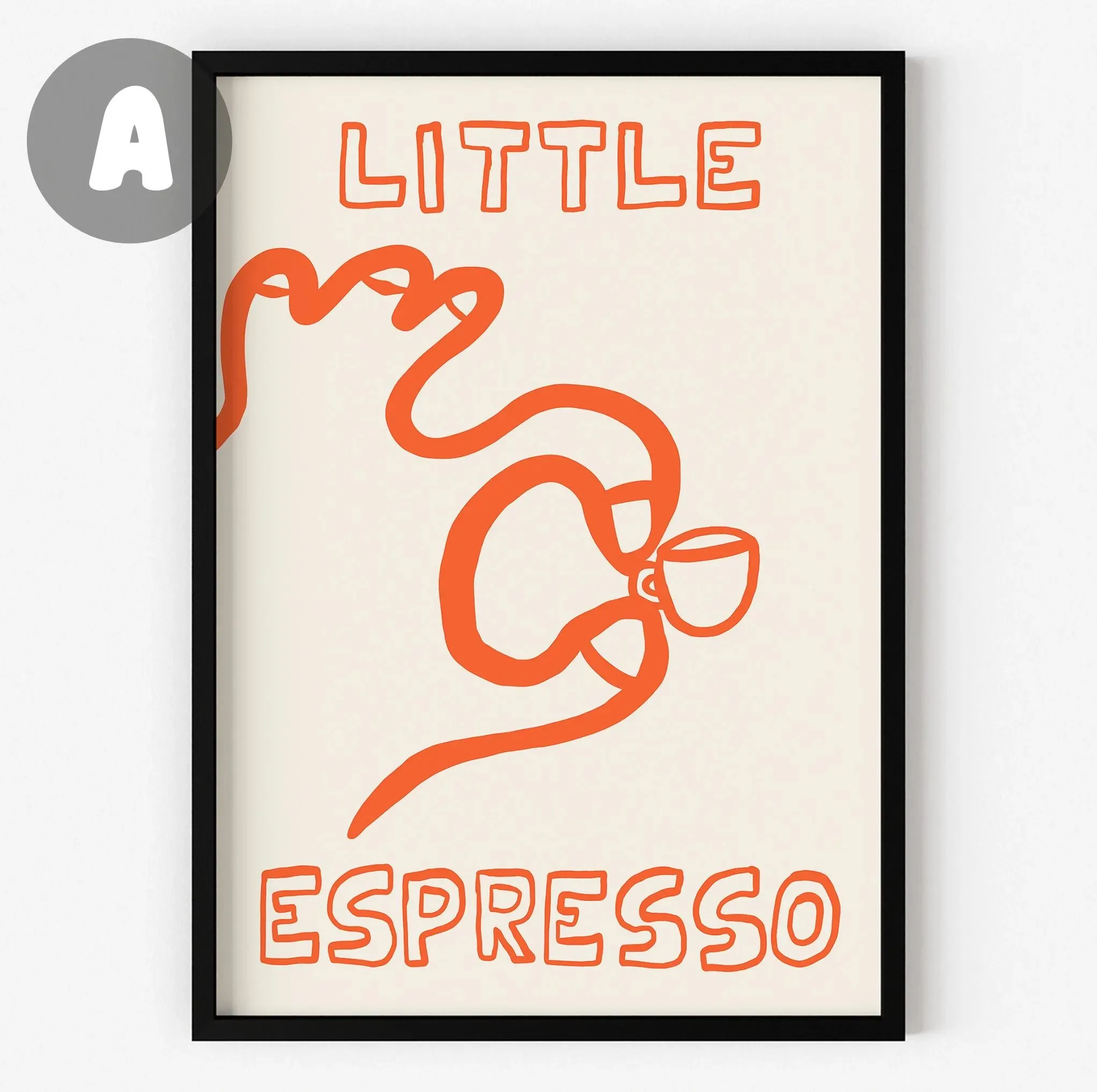 

Настенная картина "Итальянский кофейный принт", набор из 1-3 штук