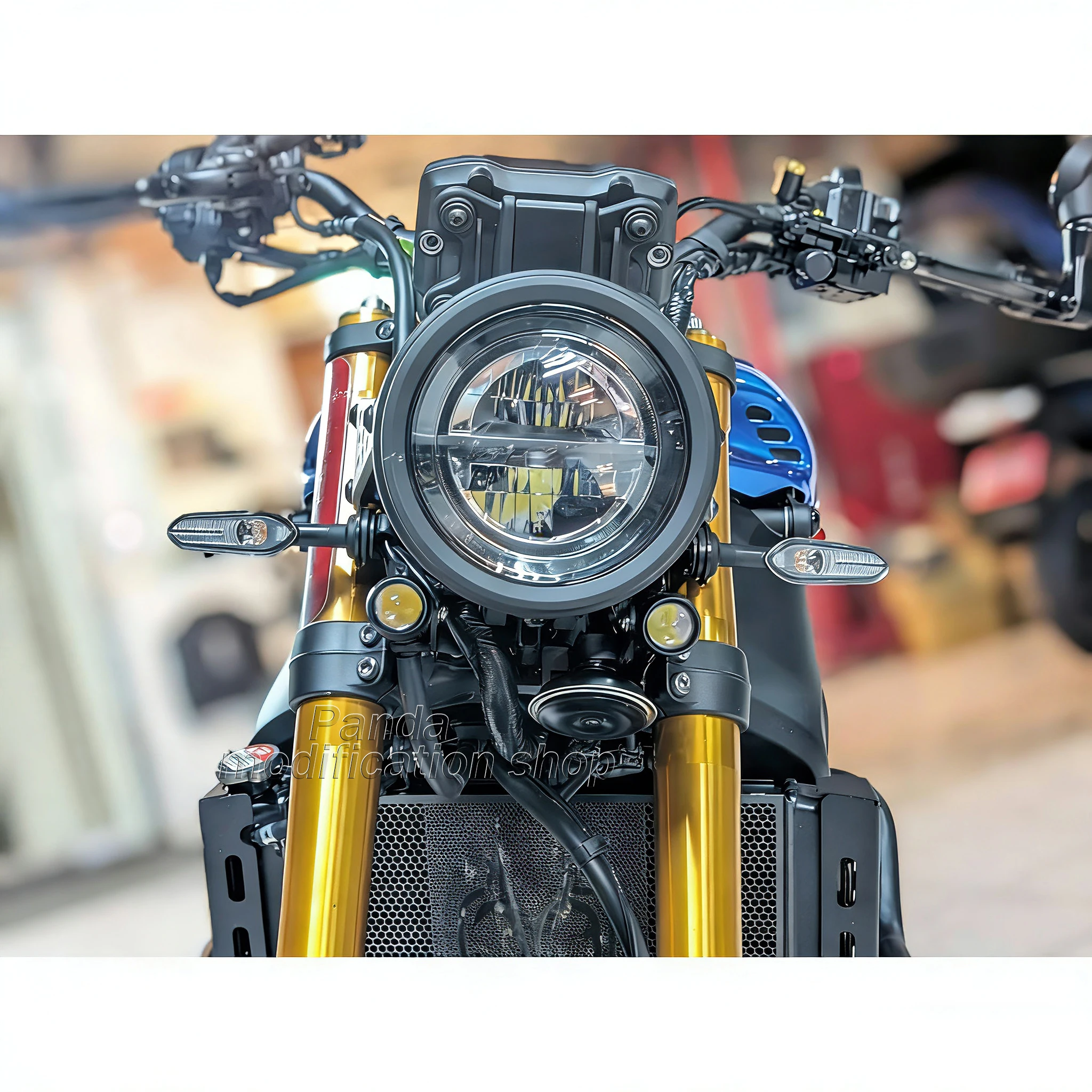 Фото Кронштейн противотуманной фары для Yamaha XSR 900 XSR900 2022 2023 2024 2025 Крепление вспомогательного фонаря №2