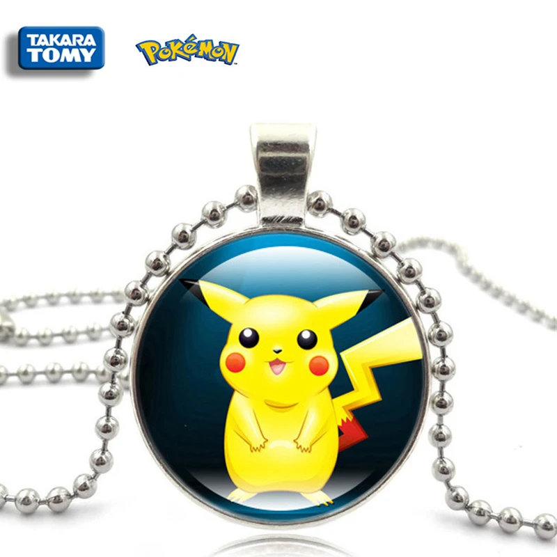 Ожерелье из серии аниме Покемон стеклянное ожерелье кулон ювелирные изделия