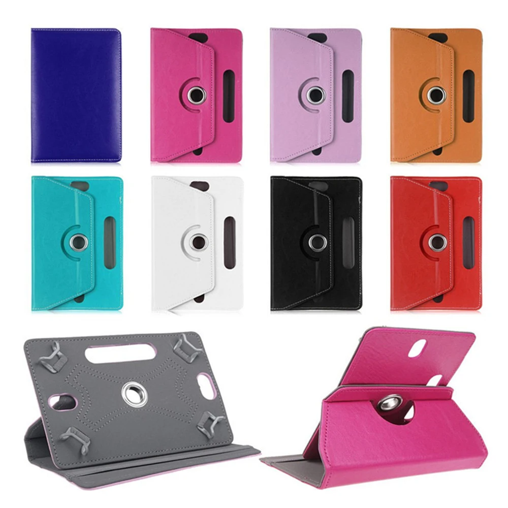 Универсальный кожаный чехол для планшета 7/8/9/10 дюймов с поворотом на 360 градусов |