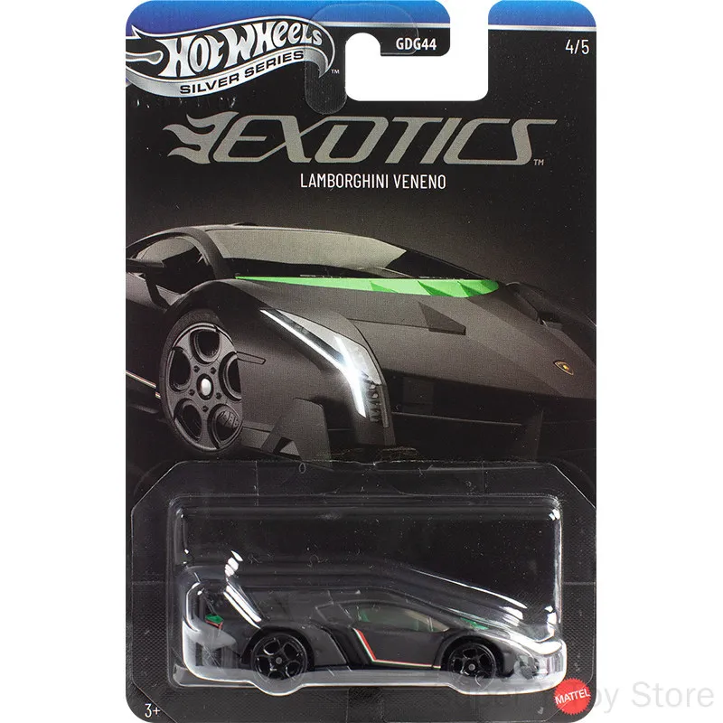 Фото Коллекционная модель автомобиля Hot Wheels из литого сплава Ferrari Laferrari GDG44, серия Silver Series, экзотические автомобили для коллекционеров и энтузиастов. №3