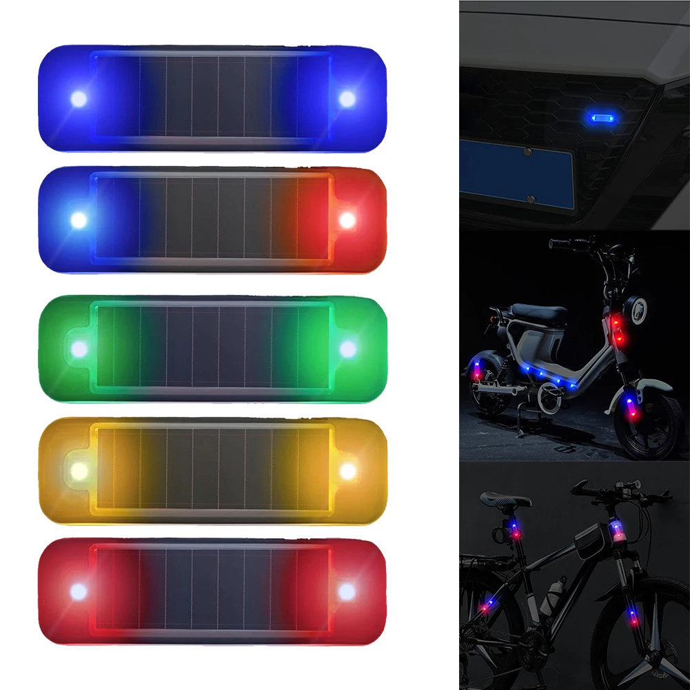 

Solar-Powered Car Alarm With Flashing LED Light And Fake Anti-Theft Signal Car Led Light Flash Blinking Lamp Red Blue