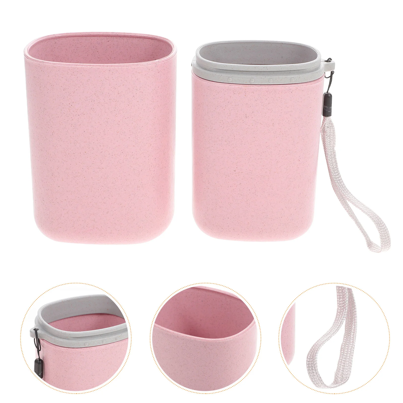 

Travel Toothpaste Container Holder Case Plastic Portable Cover Outdoor Cup Proof Box Boxes Hotel Carrier Storage Wash Cups