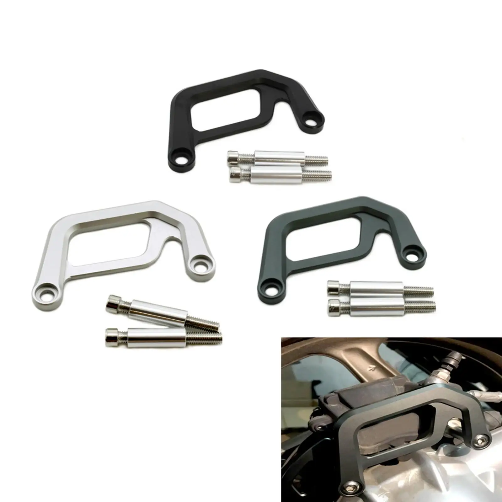 

Aluminum Alloy Exterior Rear Brake Caliper Cover for BMW R1200GS 2005-2012