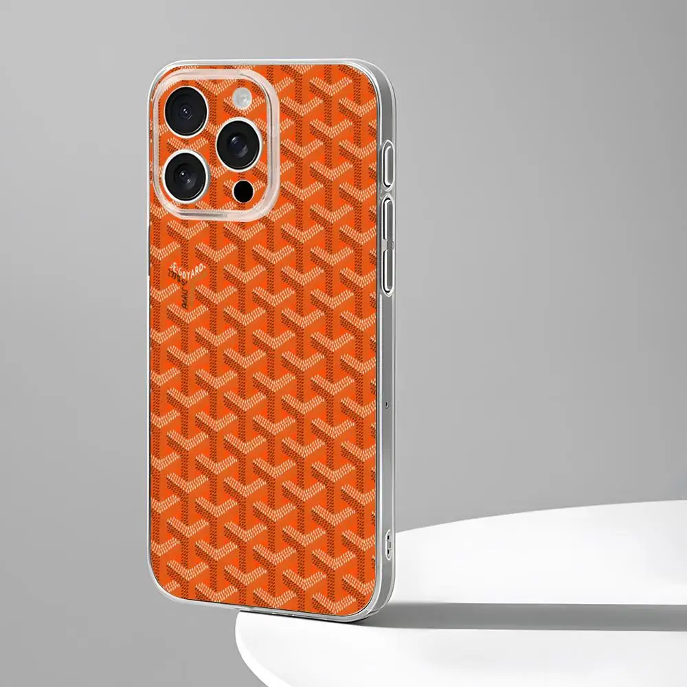 Модный роскошный коврик для мыши G-GoyardEs новый iPhone 16 15 14 12 13 11 Pro Max Mini X XR XS Plus черный