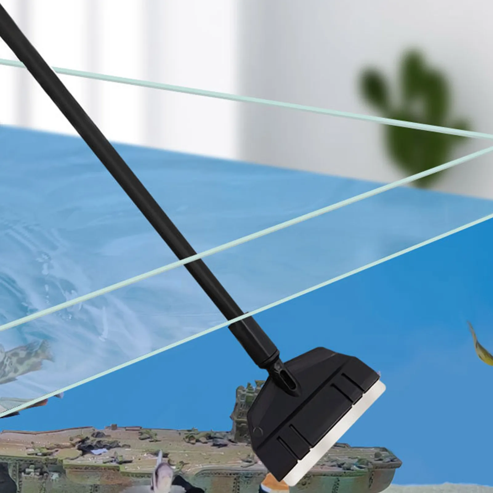 

Инструмент для очистки аквариума, скребок для удаления плоских пескоструйных водорослей двойного назначения, скребок для удаления стеклян...