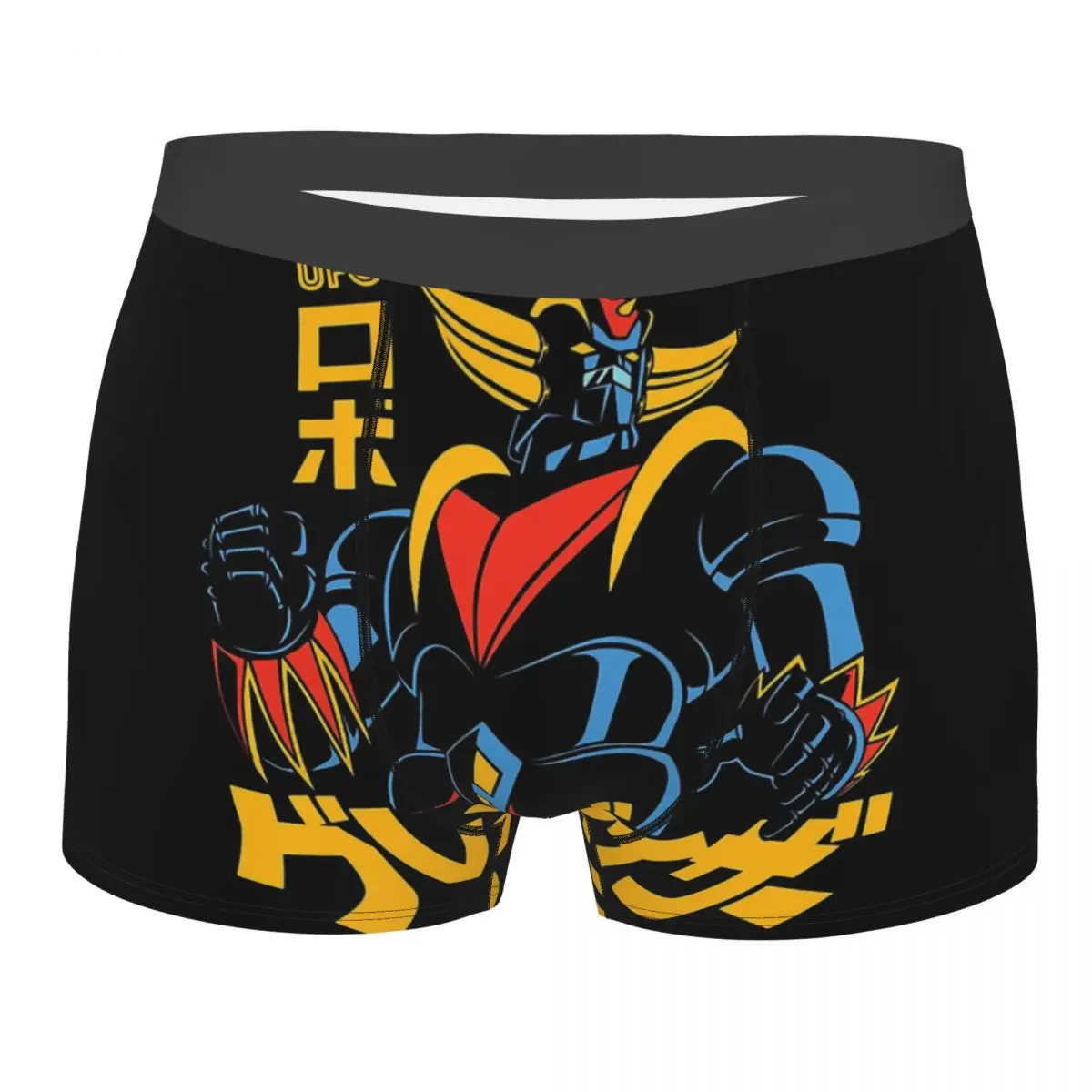 Classic UFO Robot Grendizer Underpants Cotton Panties Men's Underwear Ventilate Shorts Boxer Briefs