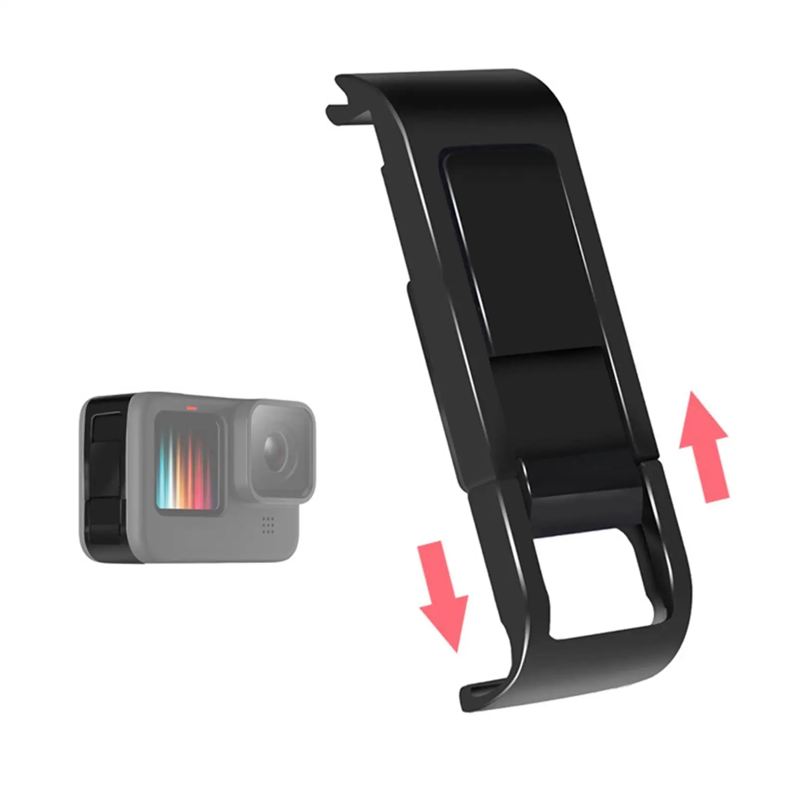 

Крышка аккумулятора из алюминиевого сплава, боковая крышка, Пылезащитная Съемная крышка для спортивной камеры 10/9