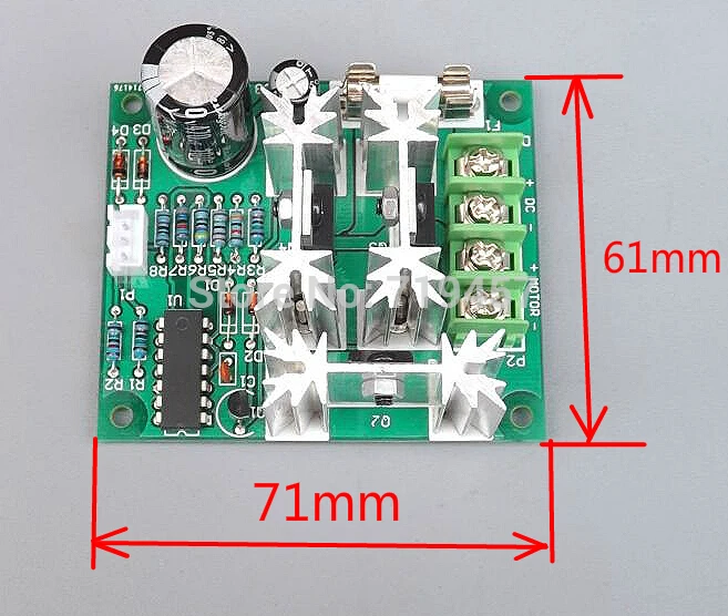 10 шт./партия регулятор скорости двигателя постоянного тока 6 в 12 В 24 36 48 72 90
