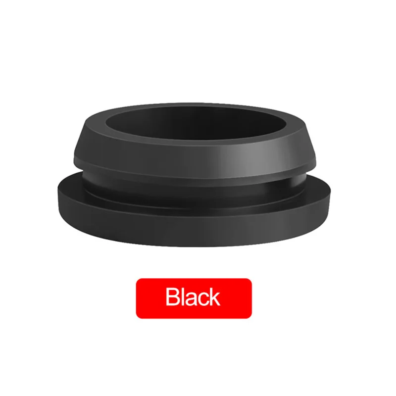 Черные силиконовые заглушки для отверстий 4,5-20 мм