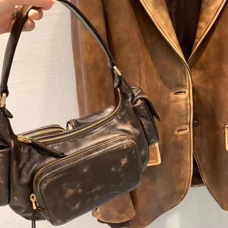 Женская винтажная сумка через плечо