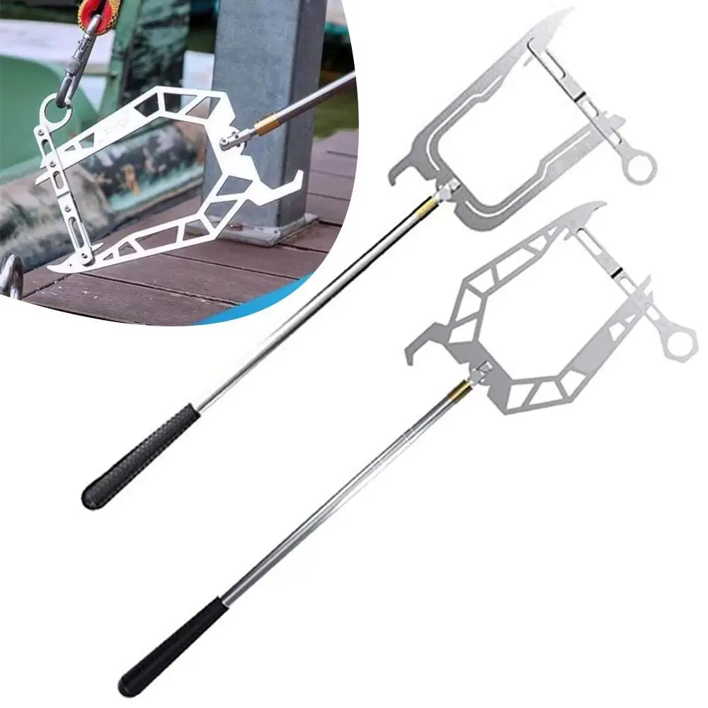 Long-Distance Dock Hook High-quality U-Type Device Multi-Purpose Boat Threader Adapting Stop Boat Tool Kayak