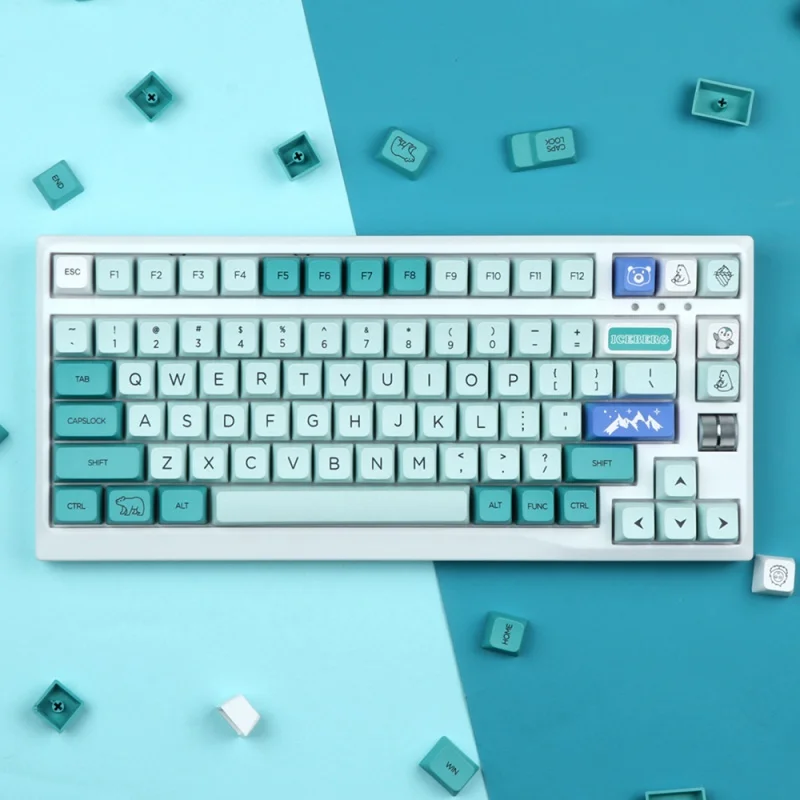 

EPOMAKER Polar Keycaps 146 Keys MDA Profile PBT Dye Sublimation механическая клавиатура Cherry Gateron Kailh O. MX структуры