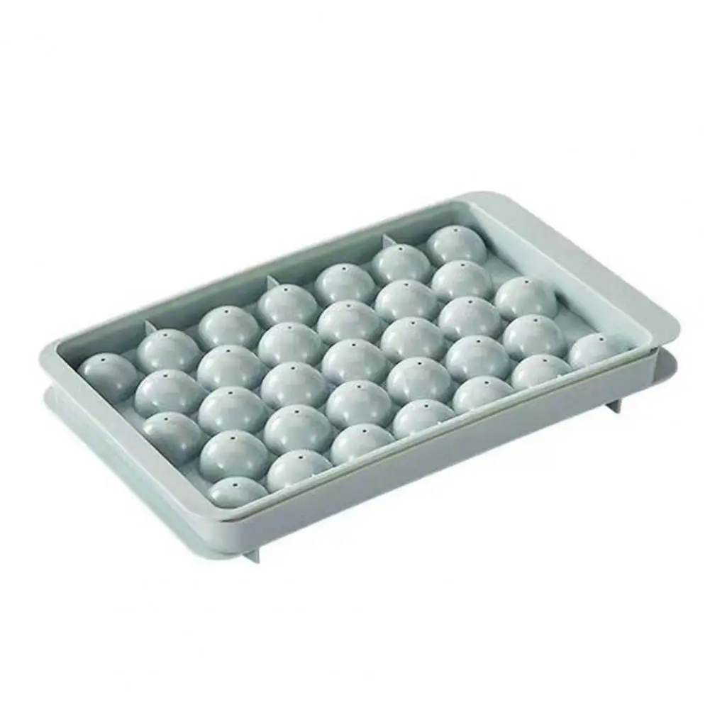 

1 Set Simple Ice Ball Tray 33 Grids Ice Sphere Mold Top Holes Whisky Smoothie Ice Ball Tray Ice Making