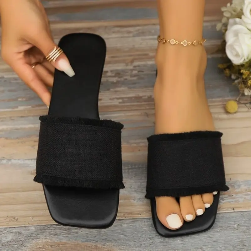 Туфли женские на массивной платформе пляжная обувь легкие толстая подошва