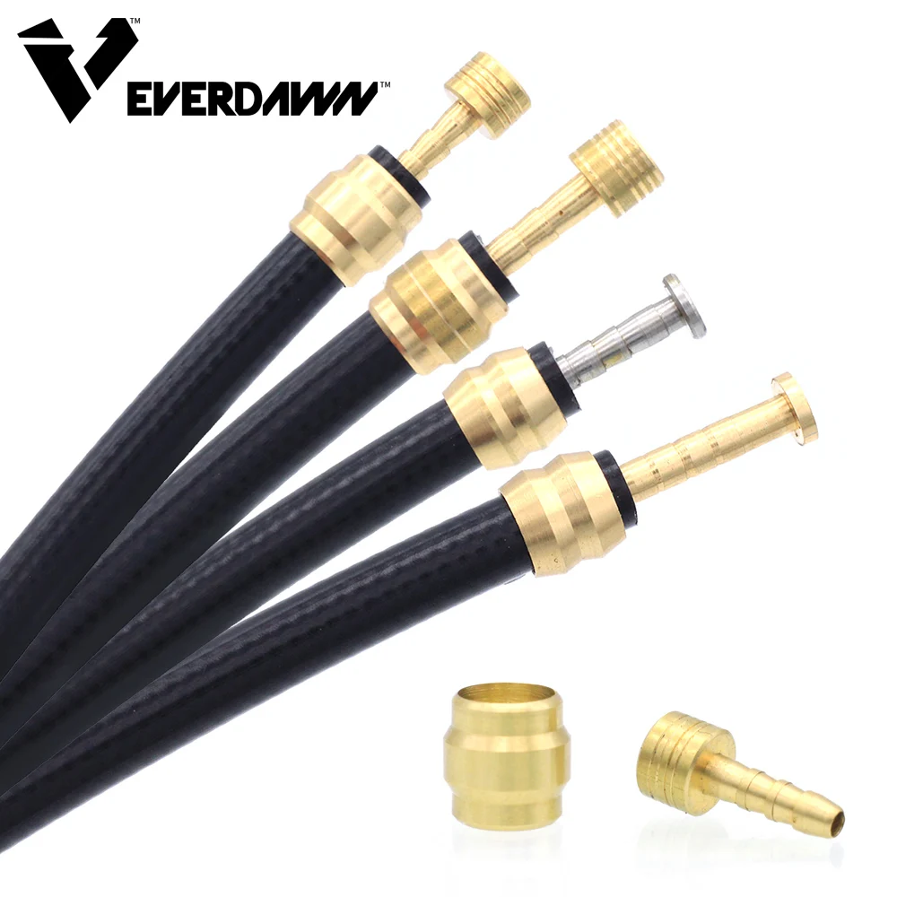 

10pcs Mountain Bike Bh-59/90 Oil Disc Needle Pressing Ring, Tubing Brake T-head Copper Sleeve Olive Head Accessories