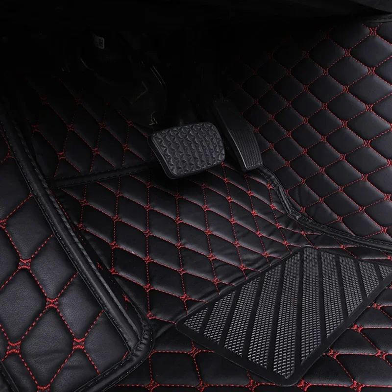 Полный комплект индивидуальных напольных ковриков из искусственной кожи для VW