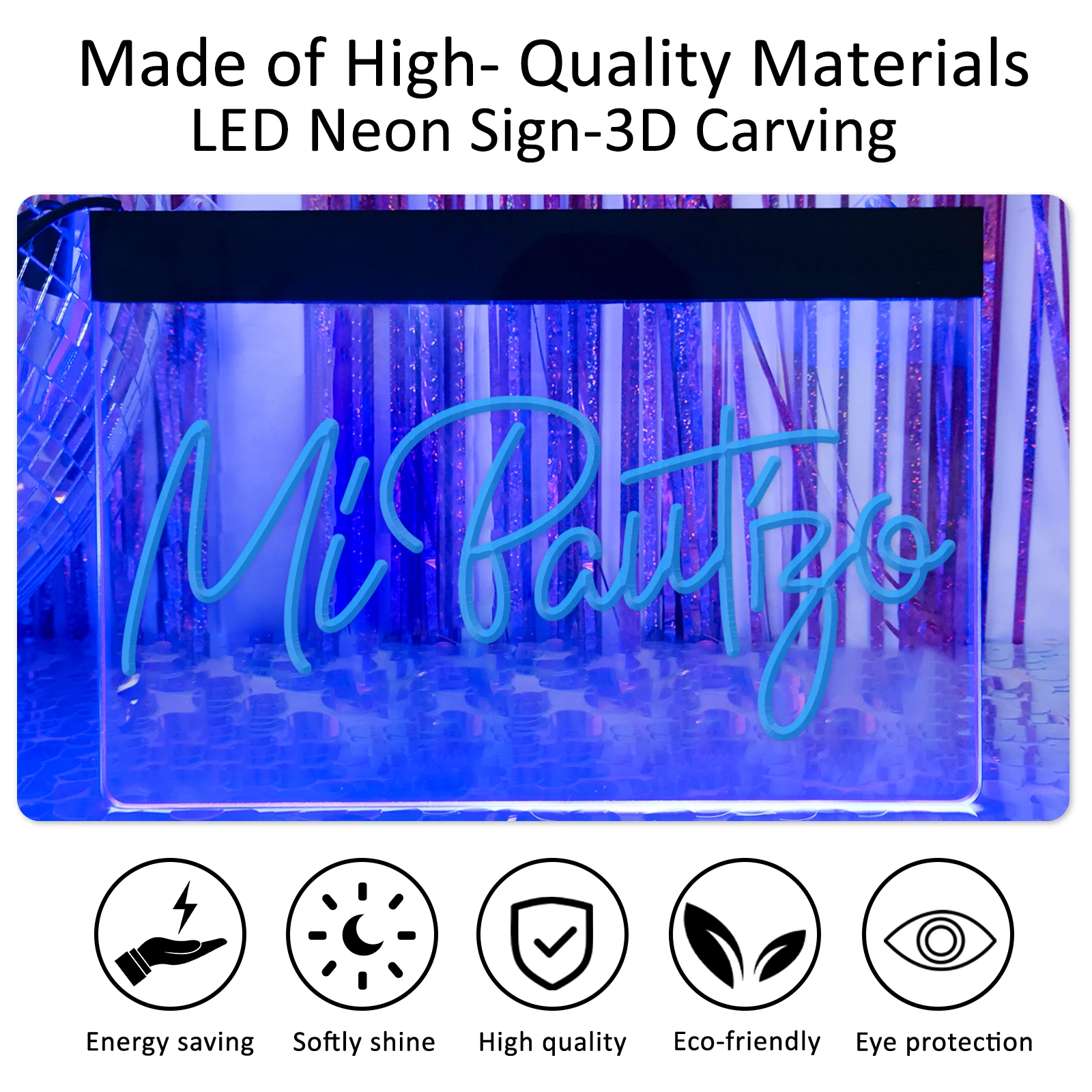 Mi Bautizo Светодиодная Неоновая Вывеска Неоновый Настенный Декор Художественная