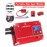 dc 12v mini spot welder machine lcd display portable transistor mini spot welder 18650 battery various welding