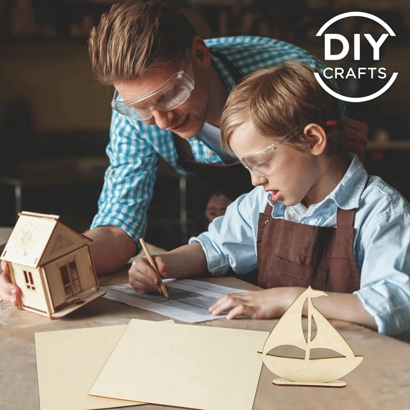 BEAU-Бусиновая доска лист из бусы фанера гладкая ремесленная деревянная для