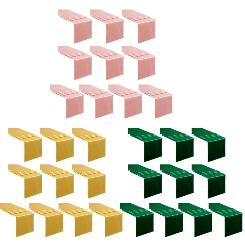 

10 шт., атласная скатерть-скатерть, скатерть для мероприятий и торжеств, идеально подходит для проектов DIY R7UB