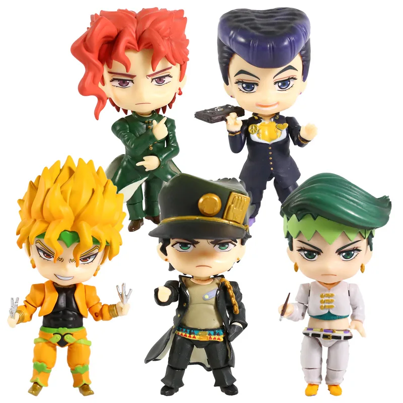 

JoJos Bizarre Adventure Rohan Kishibe 1256 Josuke Higashikata 1276 Jotaro Kujo 985 Dio 1110 Noriaki 1033 Figure Movable Face Toy