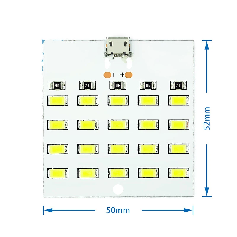 Высококачественный светодиодный светильник 5730 smd 5 в мА ~ белый Mirco Usb Светодиодная