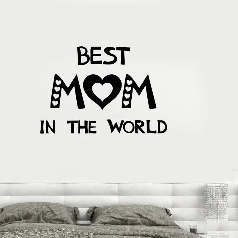 Виниловая наклейка с мотивами родителей подарок маме настенные стикеры Фреска