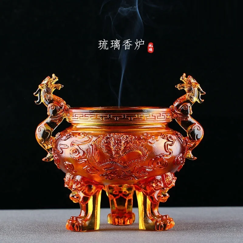 Фото Цветная глазурь Shenglong штатив подарочная курильница Heyday гостиная кабинет буддийский зал дзен орнамент №1