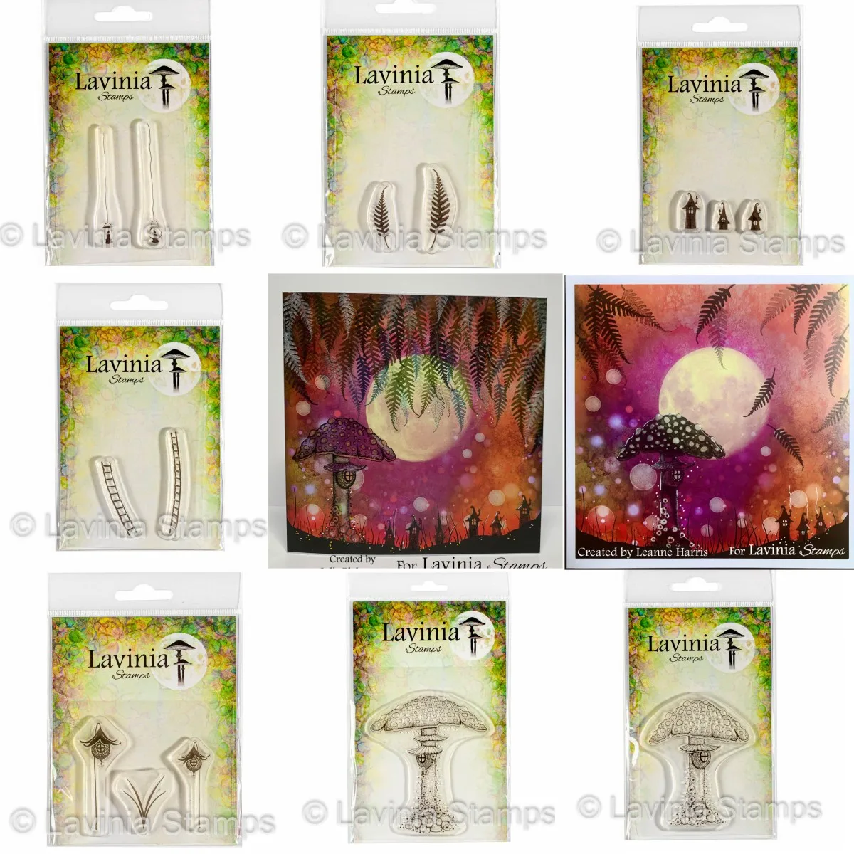 2023 новый лес гриб стебель лист прозрачные штампы фотографический Декор тиснение шаблон Сделай Сам поздравительная фотография