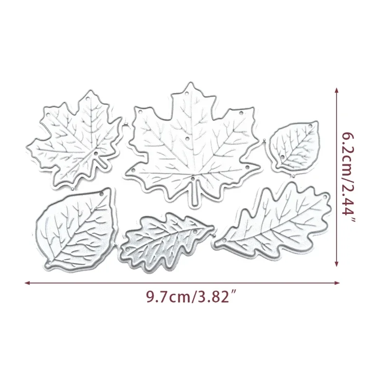 Кленовые листья металлические трафареты трафарет сделай сам скрапбукинг альбом